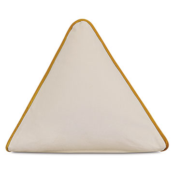 Uma Pyramid Decorative Pillow in Ivory