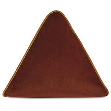 Uma Pyramid Decorative Pillow in Orange