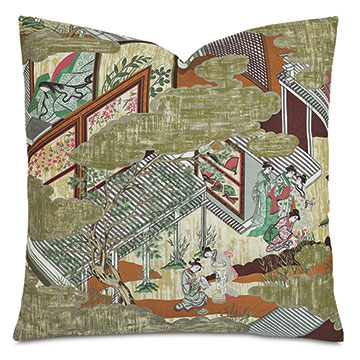 Ichika Ukiyo-e  Decorative Pillow