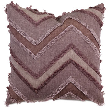 Jacinto Chevron Decorative Pillow in Lilac