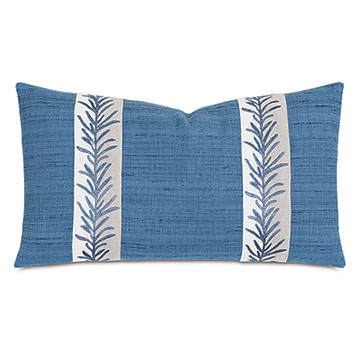 Chauncey Embroidered Border Decorative Pillow