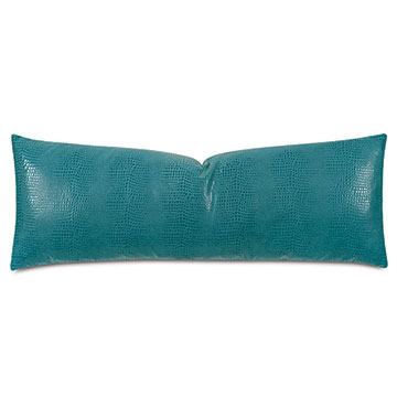 Nagini Faux Snakeskin Decorative Pillow