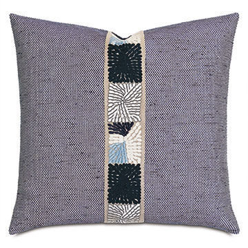 Speckle Embroidered Decorative Pillow