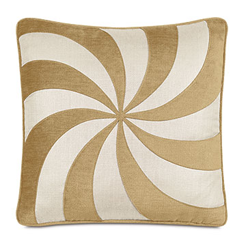 Tinsel Swirl Decorative Pillow