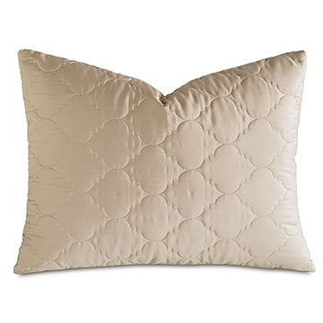 Viola Quilted Standard Sham in Sable