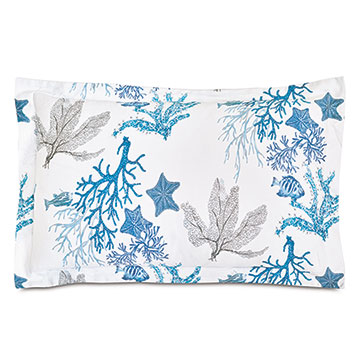 Vizcaya Coral Reef Decorative Pillow