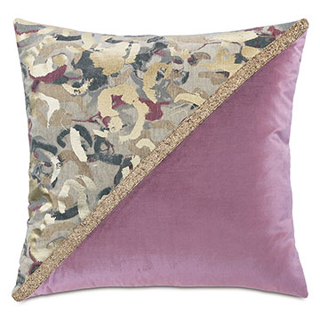 Valentina Color Block Decorative Pillow (Right)