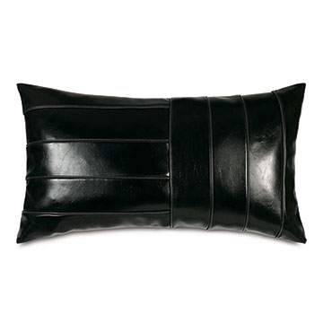 Zelda Faux Leather Decorative Pillow