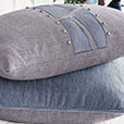 Noah Nailheads Decorative Pillow