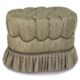 Laurent Spa Oval Tufted Ottoman