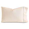 Linea Ecru/Azure Pillowcase