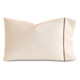 Linea Ecru/Walnut Pillowcase