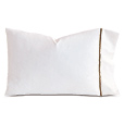 Linea Velvet Ribbon Pillowcase in Walnut