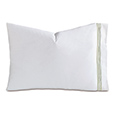 Tessa White/Aqua Pillowcase