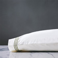 Tessa White/Pear Pillowcase