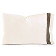Cornice Lunetta Ivory/Truffle Pillowcase