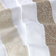 Cornice Lunetta White/Pearl Pillowcase