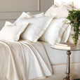 Juliet Lace Pillowcase in Ivory/Ivory