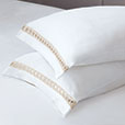 Celine Lace PIllowcase in Champagne