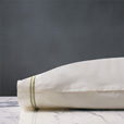 Enzo Ivory/Lime Pillowcase