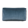 Rudy Velvet Accent Pillow In Blue