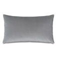 Safford Chevron Border Decorative Pillow In Gray