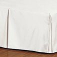 Fresco Classic Ivory Pleated Bed Skirt