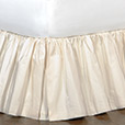 Freda Ruffled Bed Skirt in Ivory