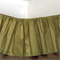 Freda Ruffled Bed Skirt in Chartreuse