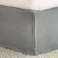 Shiloh Cement Pleated Bed Skirt