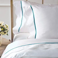 Calypso Peacock luxury bedding collection