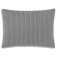 Villa Reversible Decorative Pillow in Black