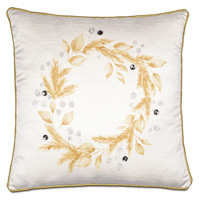 Glisten Handpainted Decorative Pillow