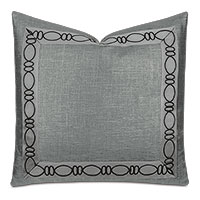 Dax Ovals Decorative Pillow in Black