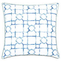 Castaway Loop Trim Decorative Pillow