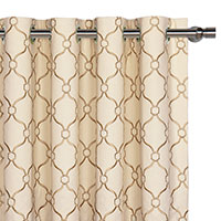 Theodore Biscuit Curtain Panel