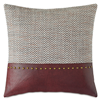Kilbourn Nailhead Decorative Pillow