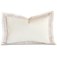 Juliet Lace Queen Sham in Ivory/Fawn