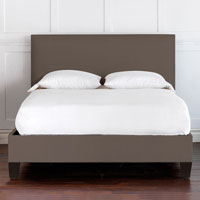 Malleo Upholstered Bed In Crosby Charcoal