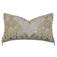 Evie Beaded Trim Decorative Pillow