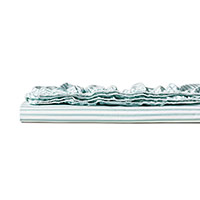 BLASS TICKING FITTED SHEET IN SEA