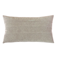 Evangeline Pleated Decorative Pillow in Taupe