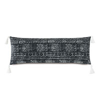 Seydou Tassel Decorative Pillow in Black