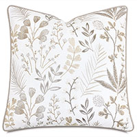 Sussex Embroidered Decorative Pillow