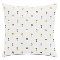 Belize Embroidered Decorative Pillow