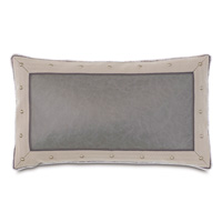Safford Faux Leather Decorative Pillow
