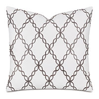 Gideon Embroidered Decorative Pillow