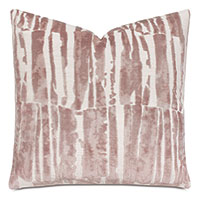 Rivia Velvet Decorative Pillow In Primrose