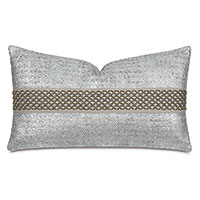 Hebrides Beaded Border Decorative Pillow