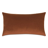 Uma Velvet Decorative Pillow in Orange